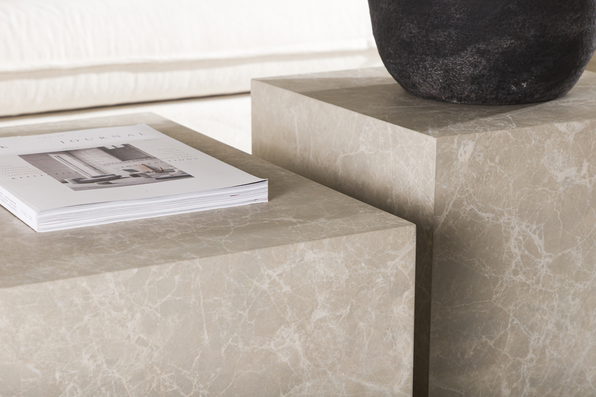 Sofabord 'Ydre' 40x40 - Beige