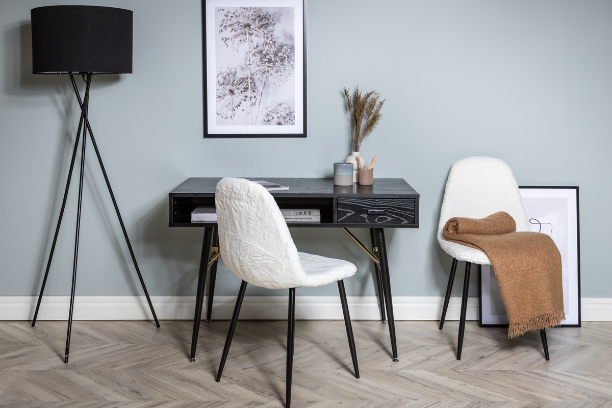 Skrivebord 'Glomma' 60x110cm - Sort