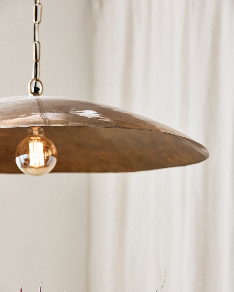 Loftlampe 'Shakti' - Messing