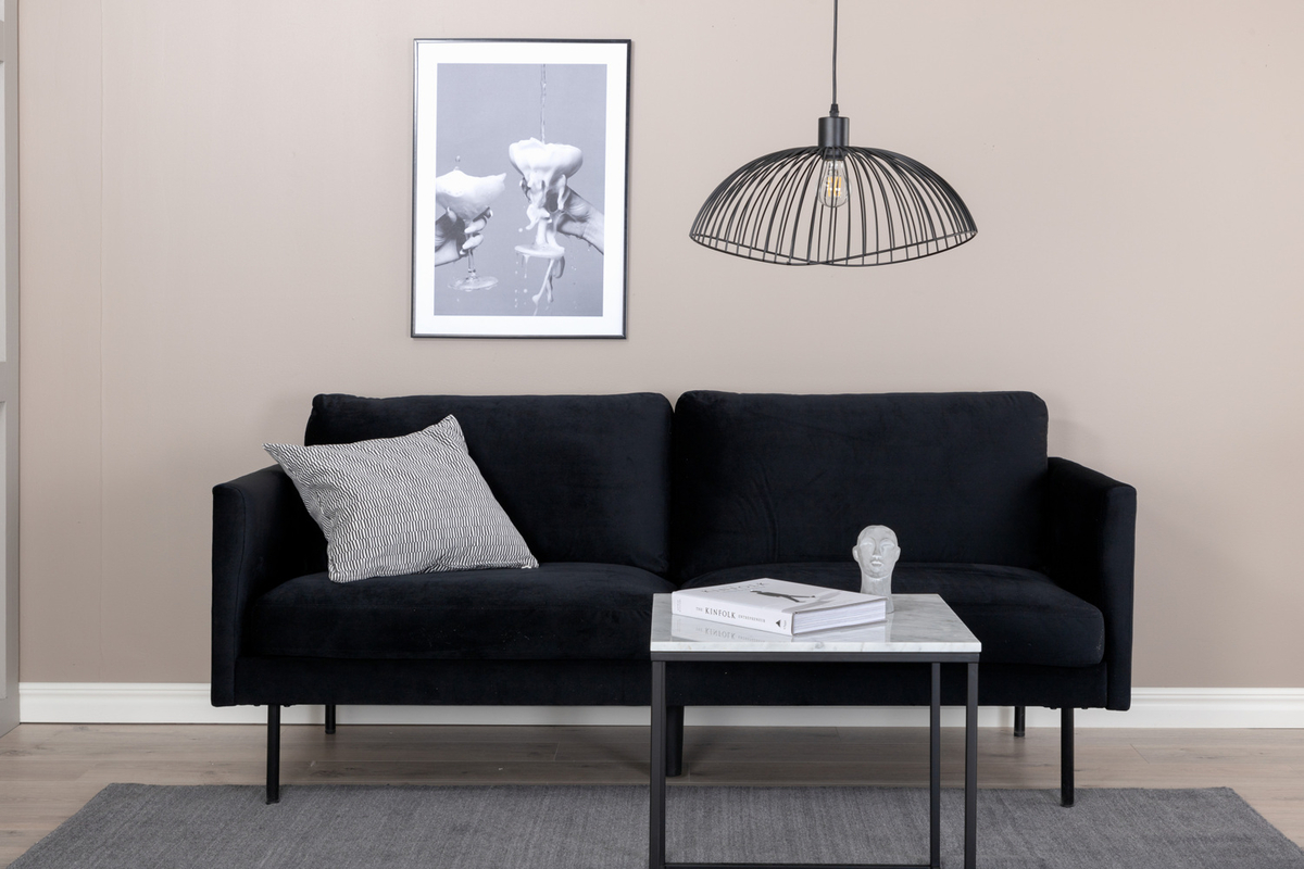 Sofa 'Åland' 2-sæde - Sort