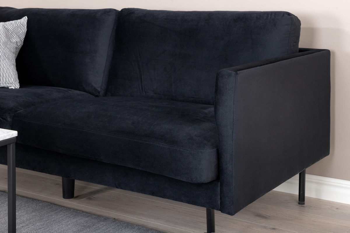 Sofa 'Åland' 2-sæde - Sort