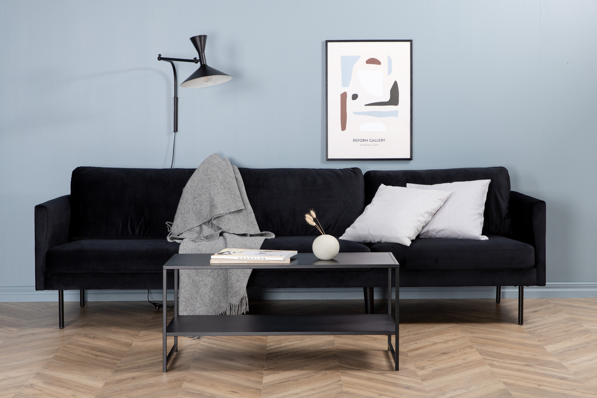 Sofa 'Åland' 3-sæde - Sort