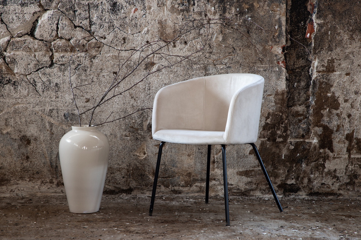 Stol 'Astrid' - Beige/Sort