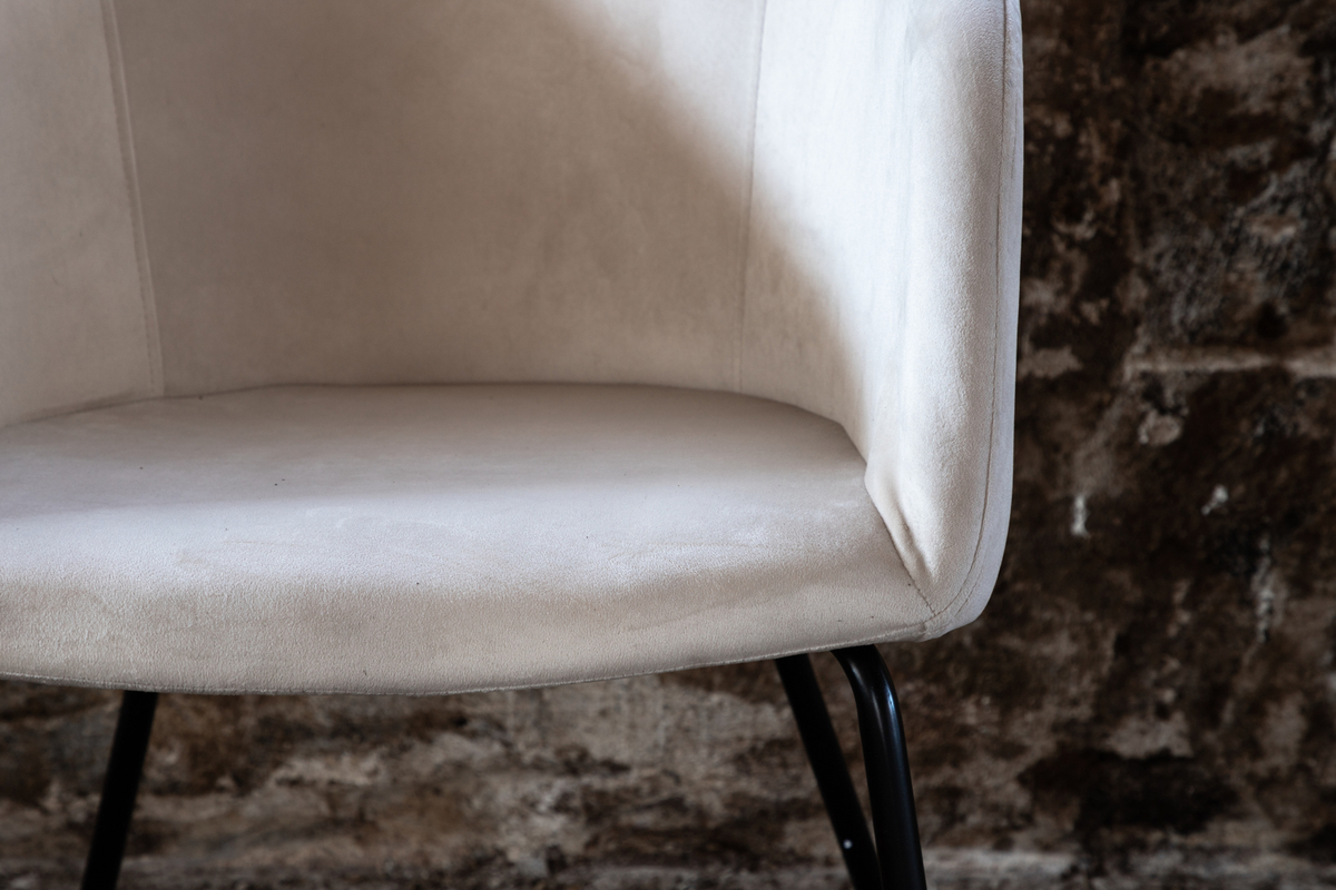 Stol 'Astrid' - Beige/Sort