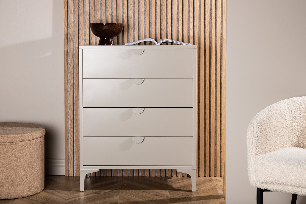 Kommode 'Evenes' 78x117cm - Beige