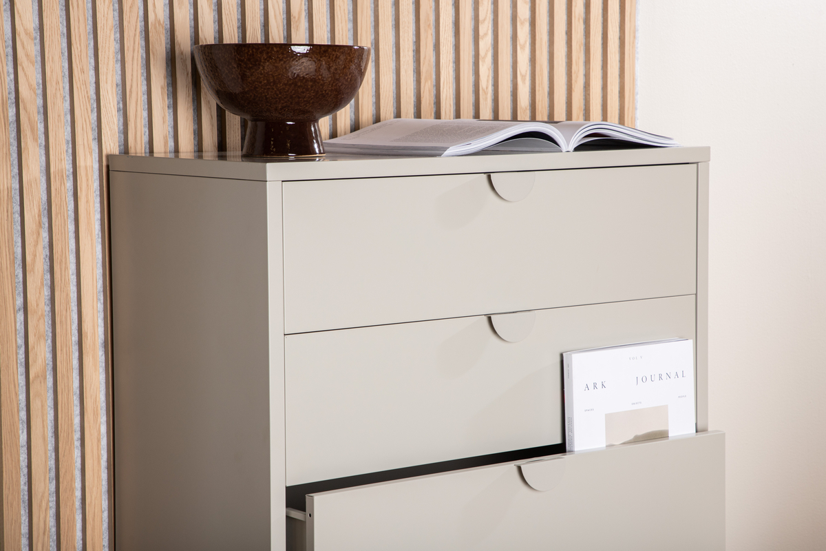 Kommode 'Evenes' 78x117cm - Beige