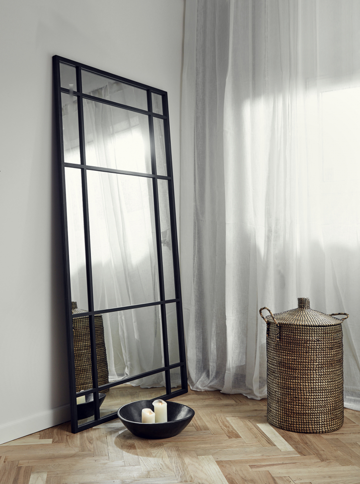 Spejl 'Spirit' 102x204cm - Sort