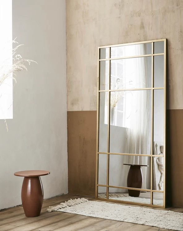 Spejl 'Spirit' 101,5x203,5cm - Guld