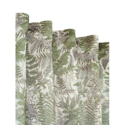 Gardin 'Tilly' 2-pak 135x270 - Grøn