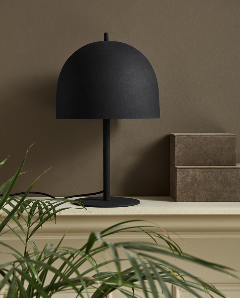 Bordlampe 'Glow' - Mat sort