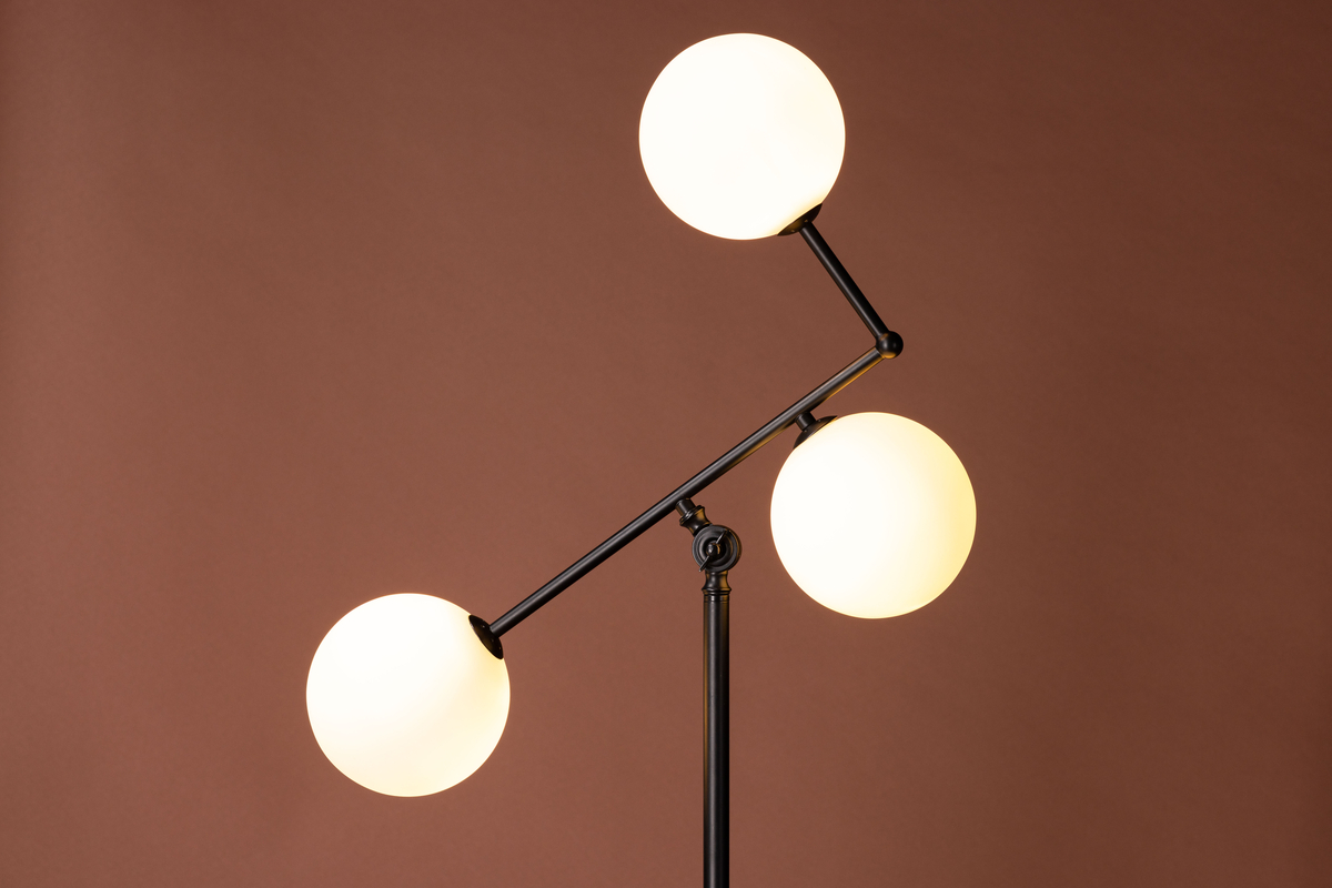 Gulvlampe 'Kinnekulle' - Sort