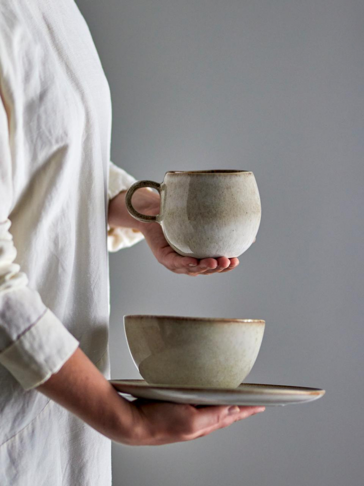 Krus 'Sandrine' L - Grå