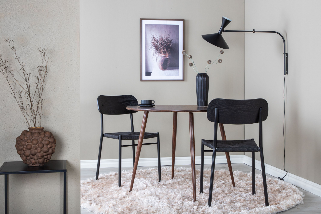 Spisebord 'Uddevalla' Rundt 100cm - Valnød