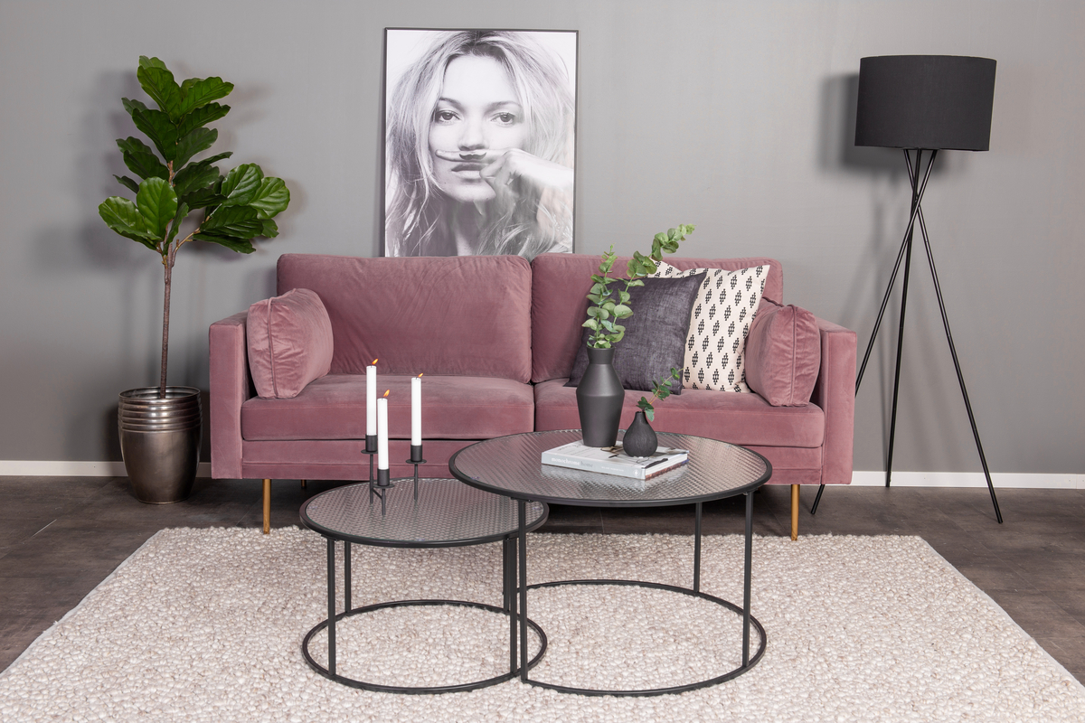 Sofa 'Bjelland' 3-personers - Rosa