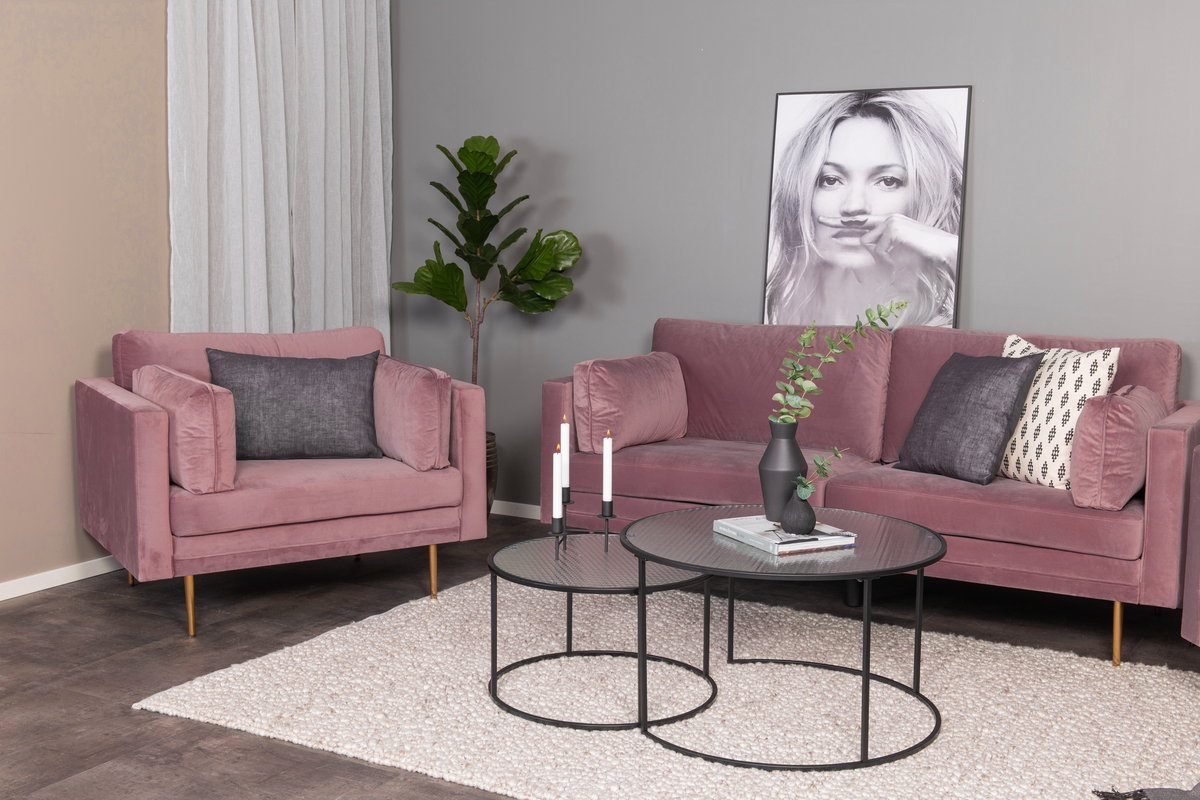 Sofa 'Bjelland' 3-personers - Rosa