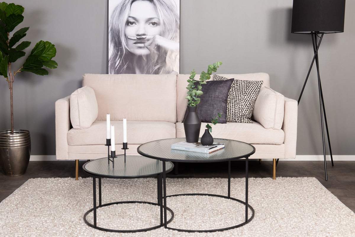 Sofa 'Bjelland' 3-personers - Beige