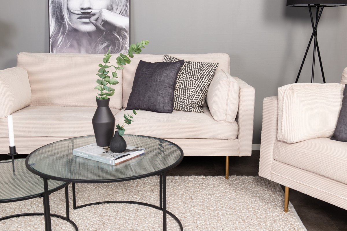 Sofa 'Bjelland' 3-personers - Beige
