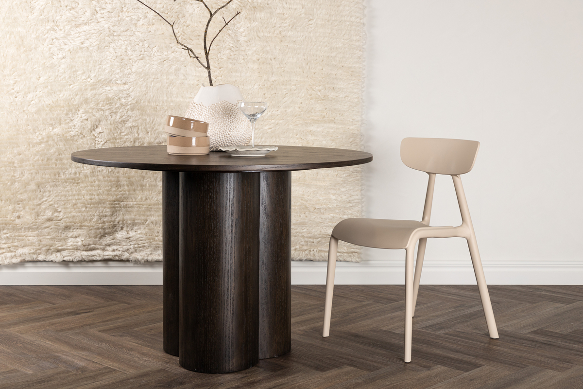 Spisebord 'Orsa' Rundt 110cm - Mocka