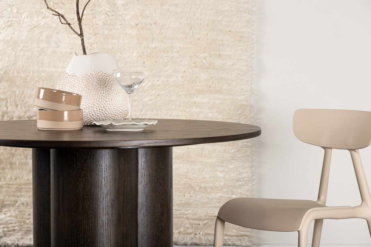 Spisebord 'Orsa' Rundt 110cm - Mocka
