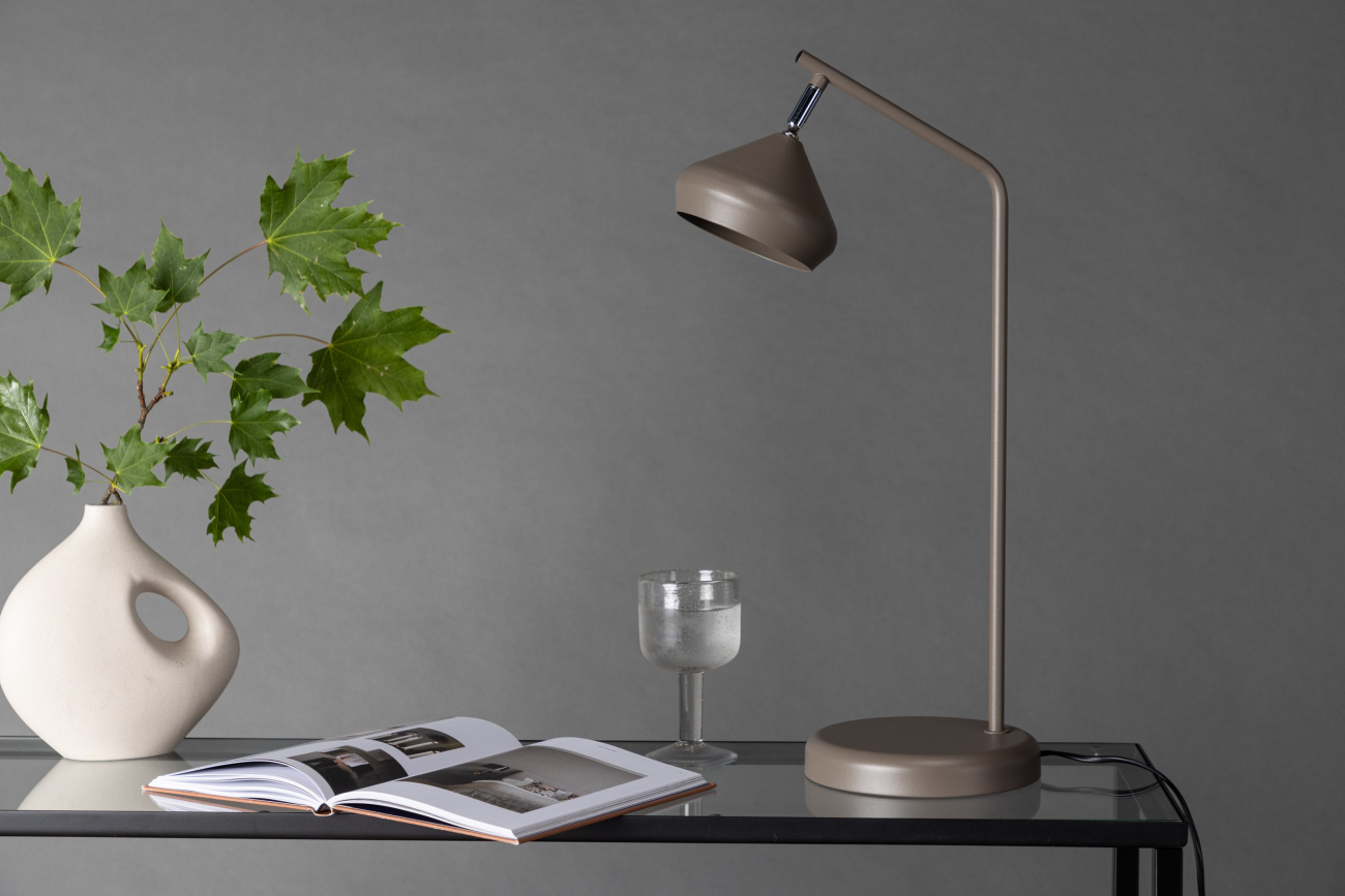 Bordlampe 'Kalix' - Mocka