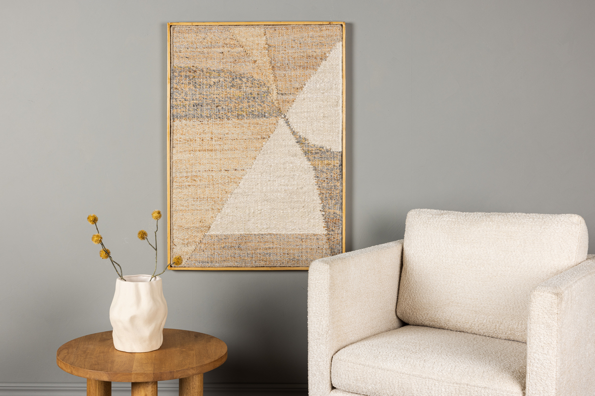 Væggteppe 'Sala' 70x100 cm - Beige