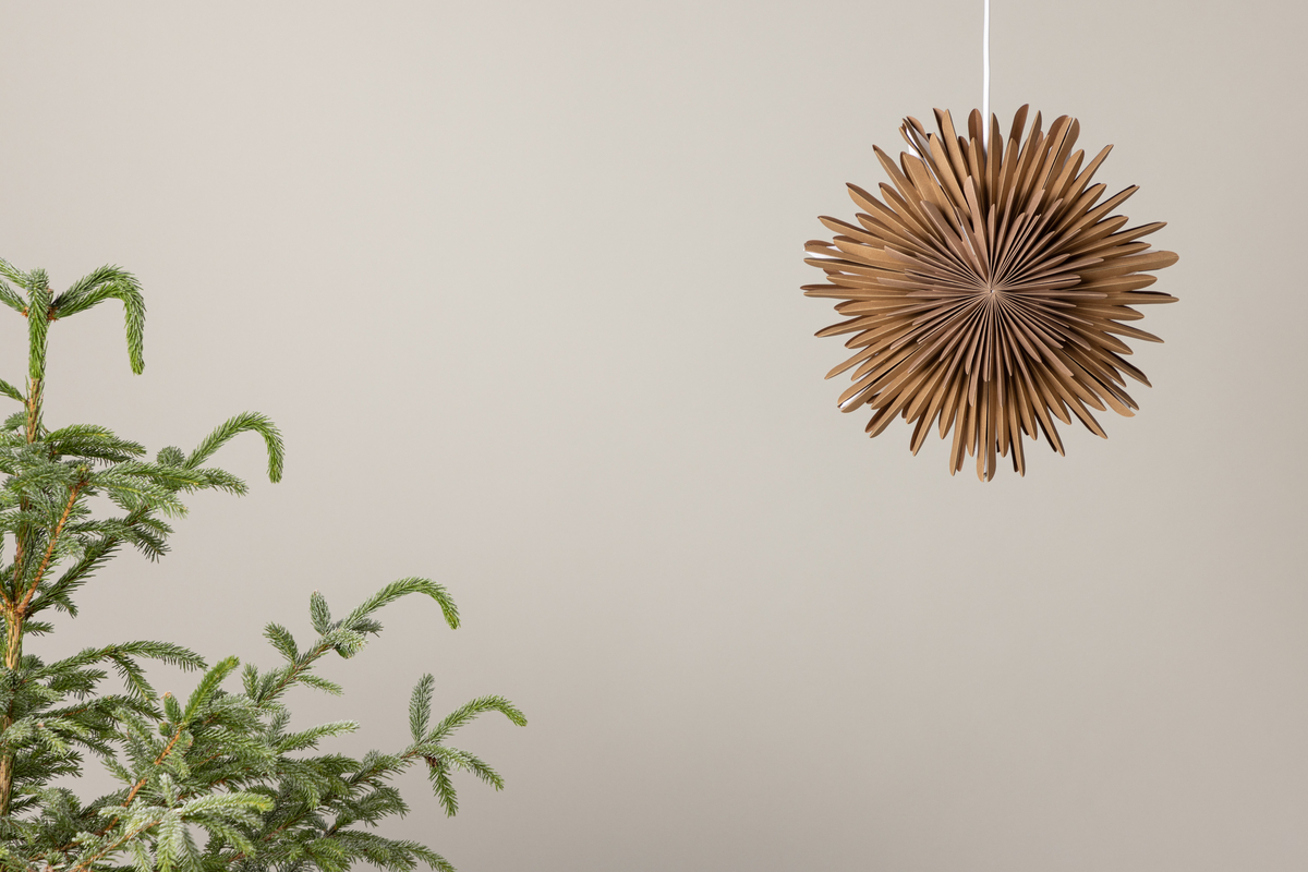 Adventskrans 'Svedala' 35cm - Brun