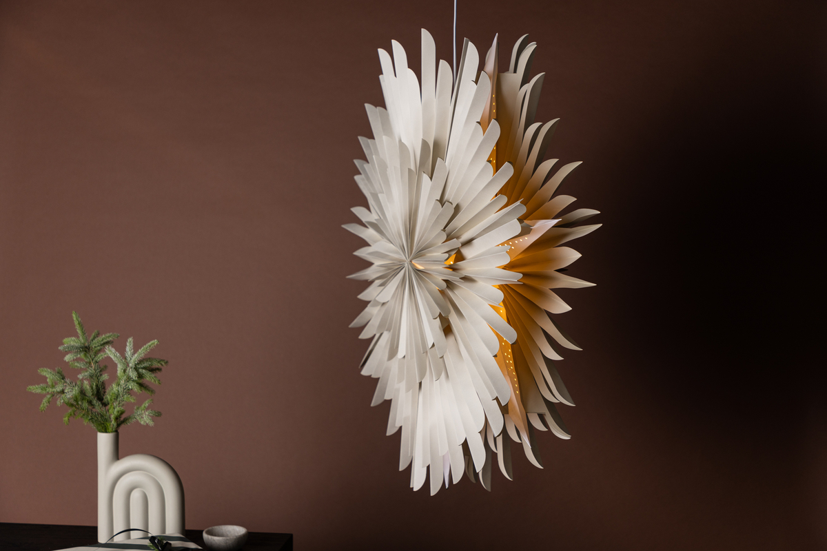 Adventskrans 'Svedala' 100cm - Beige