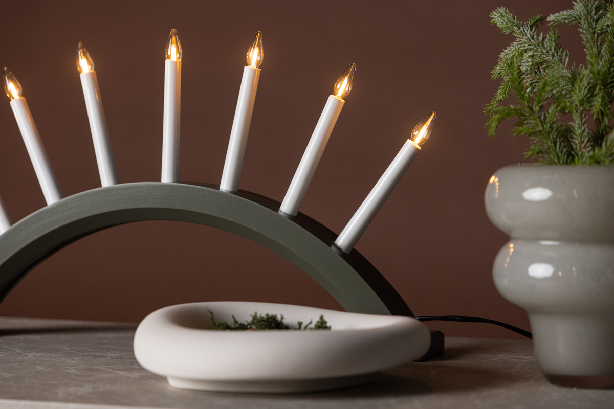Bordlampe 'Halland' 34 cm - Grøn