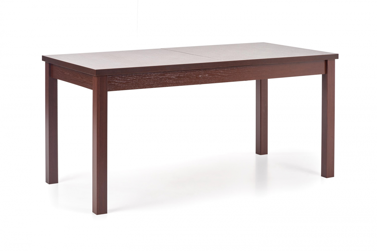 Spisebord 'Dark Walnut' 118-158x75cm - Mørkebrun