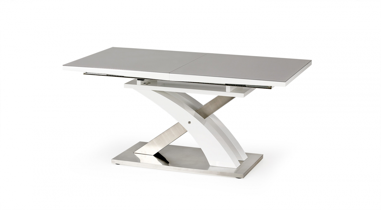 Spisebord 'Sandor' 160-220cm - Hvid