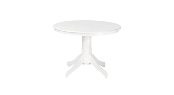 Spisebord 'Visby' Rundt 106cm - Hvid
