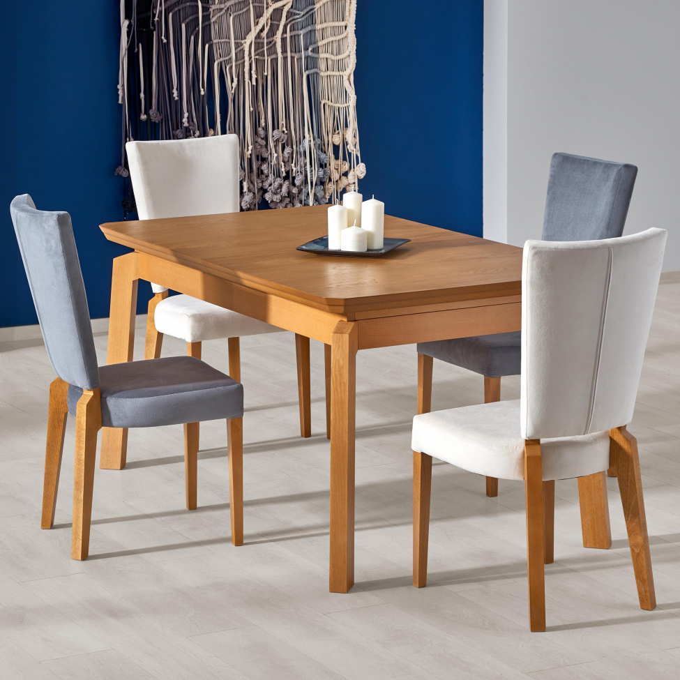Spisebord 'Honey Oak' 160-250x90cm - Eg