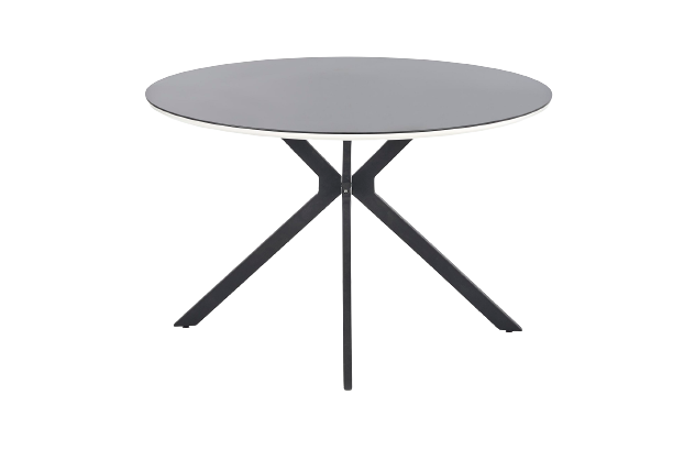 Spisebord 'Sestao' Rundt 120cm - Sort
