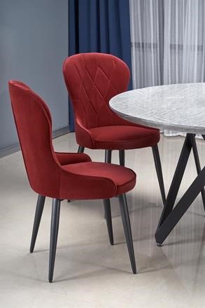 Spisebord 'Cruz' Rund 140cm - Grå/Sort