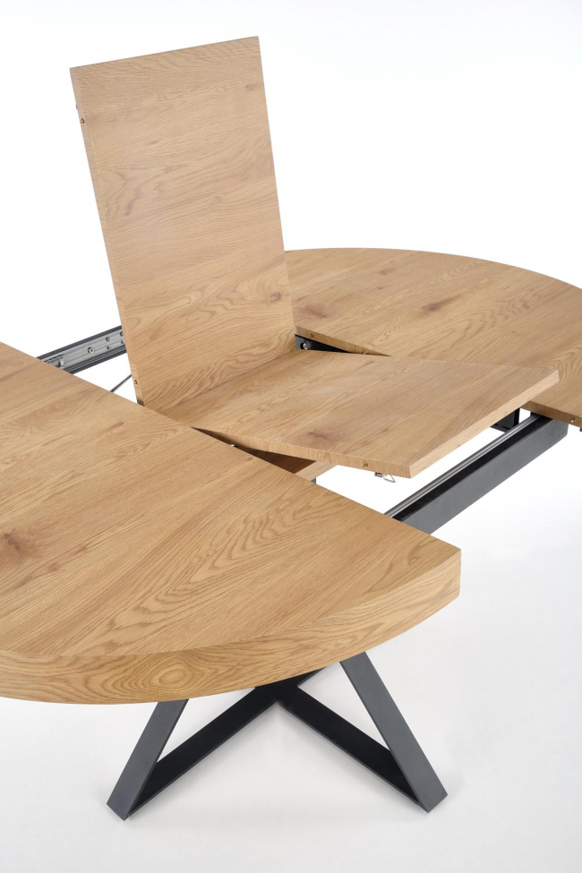 Spisebord 'Mercy' rundt 120-160cm - Natur