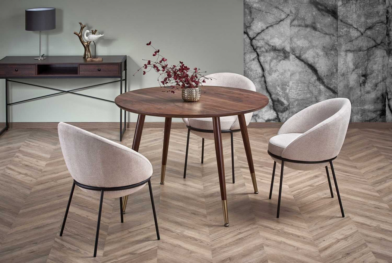 Spisebord 'Prime' Rundt 110cm - Valnød