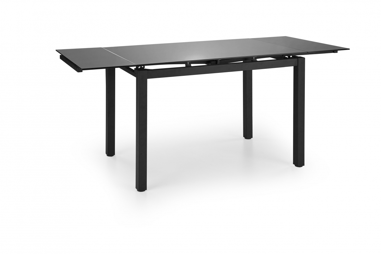 Spisegruppe 'Jasper' 110-170cm - Sort/grå