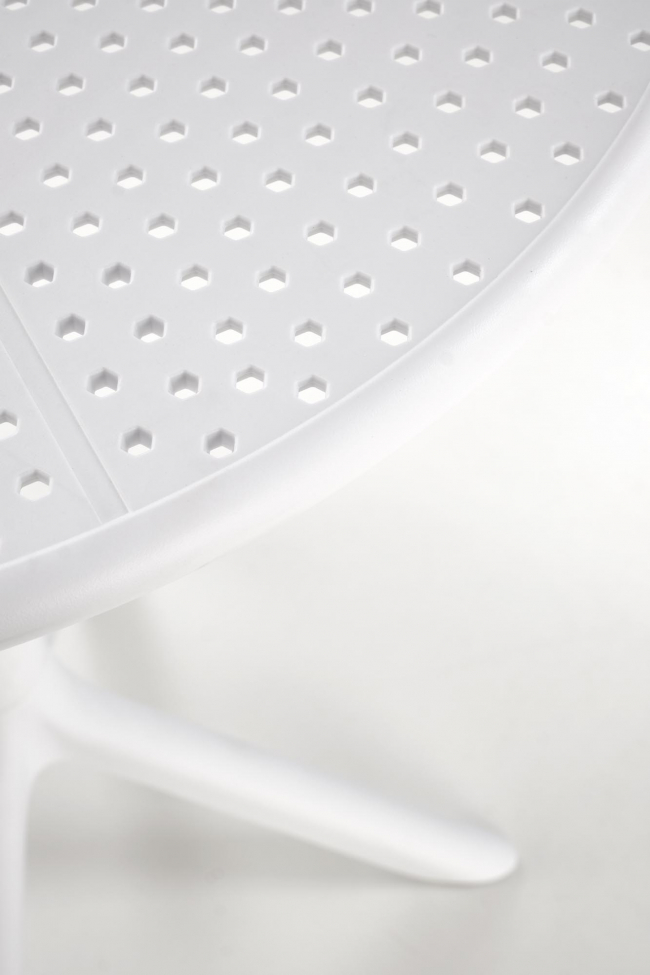 Spisebord 'Calvo' Rundt 60cm - Hvid