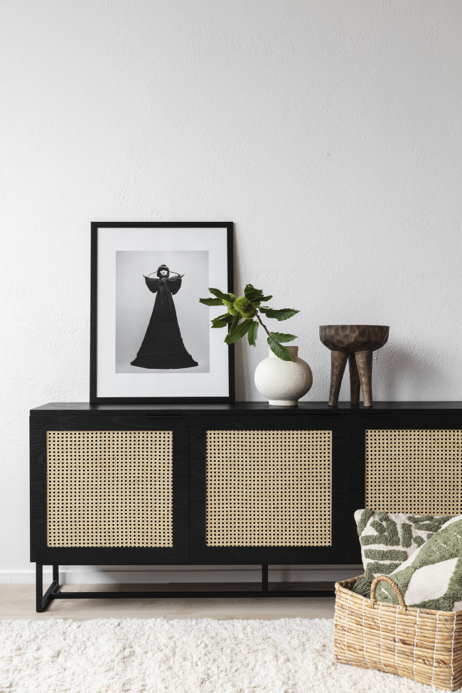 Sideboard 'Sailor' - Sort/Natur
