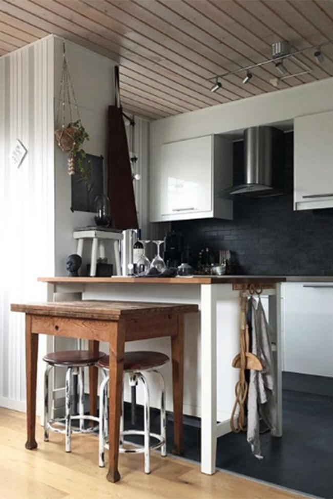 Drejepude Vintage - Hvid
