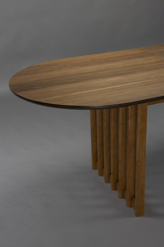Udtrækkeligt bord 'Barlet' 200-240x90cm - Valnød