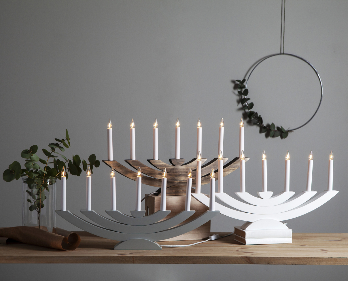 Adventsljusstage 'Navida' - Natur