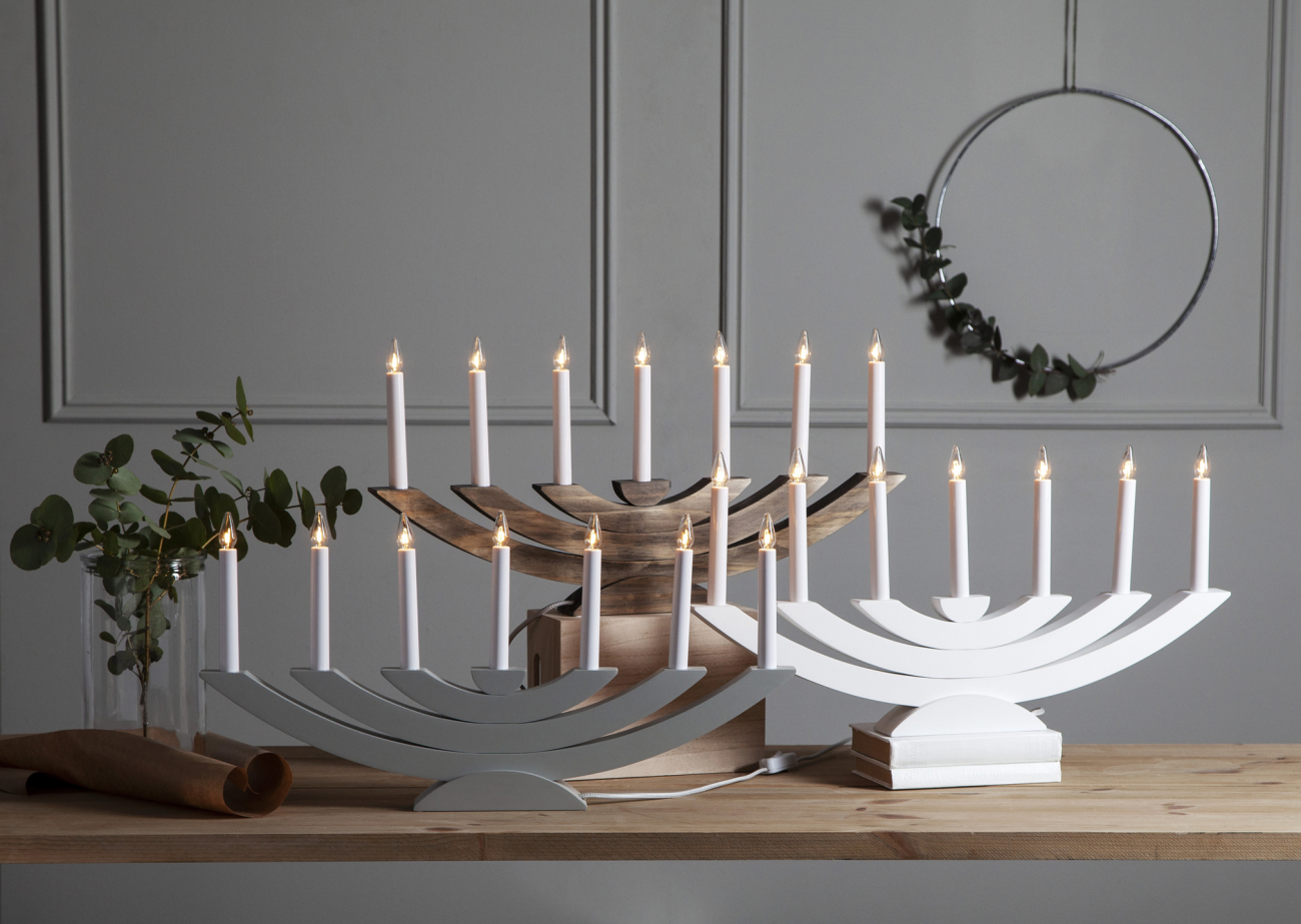 Adventsljusstage 'Navida' - Natur