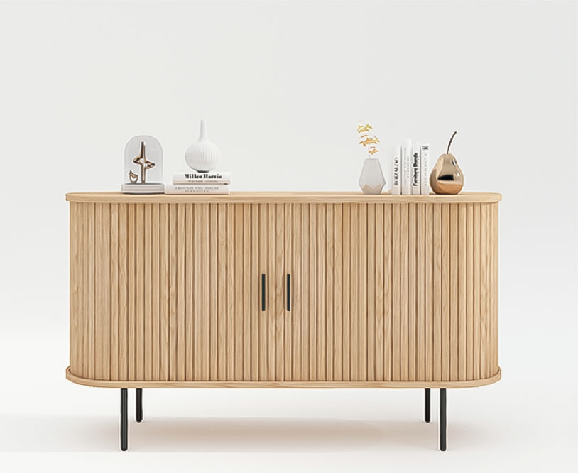Sideboard 'Holmvik' - Natur/Sort