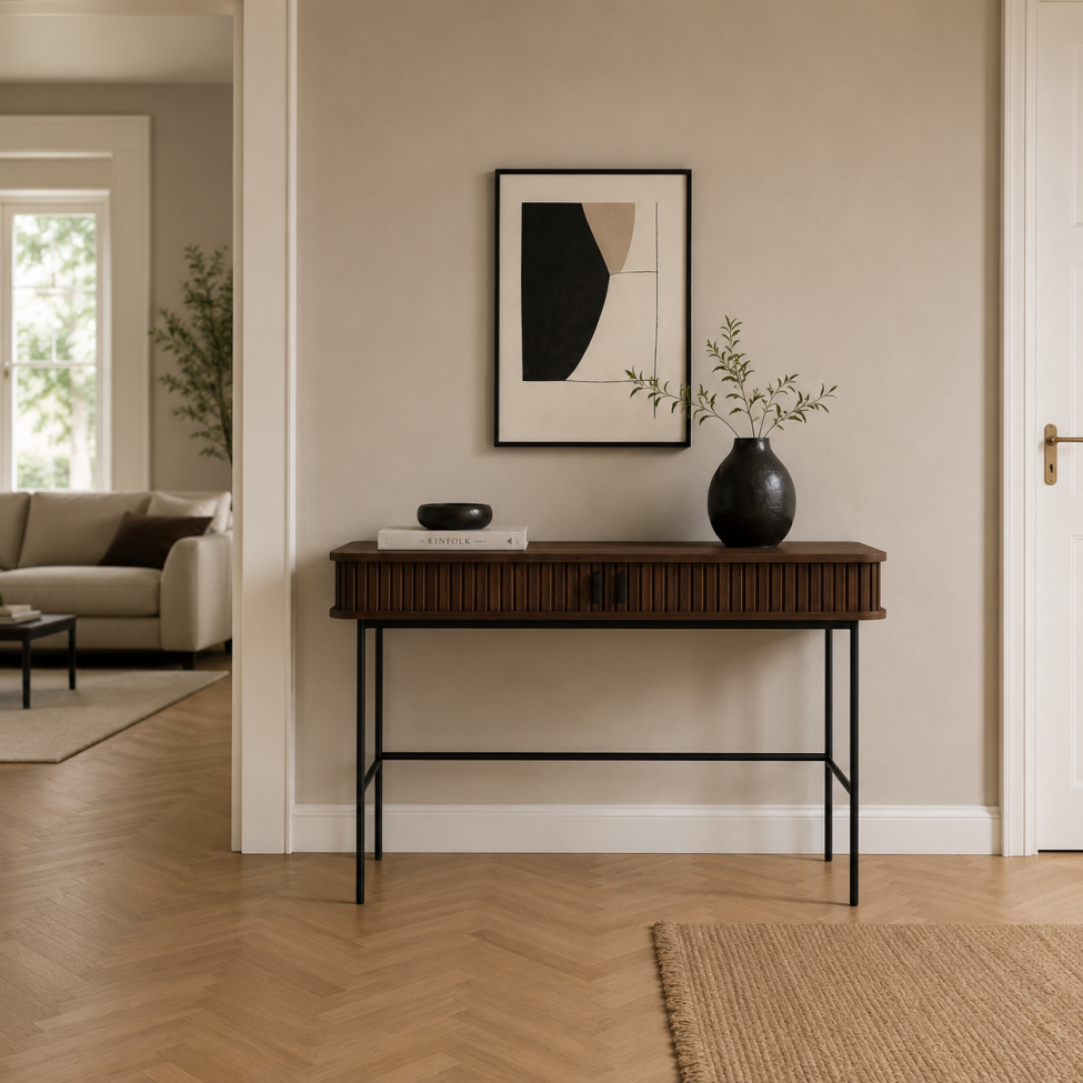 Skrivebord 'Light' - Valnød