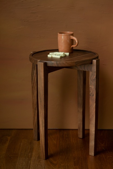 Sidebord 'Shane' 40x40 - Brun