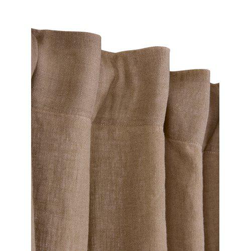 Gardin 'Julie' 2-pak 145x280 - Mørk Brun