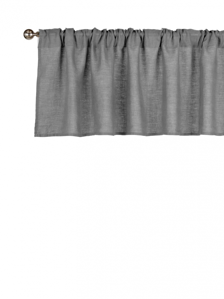 Gardinkappe 'Julie' 50x250 - Grå