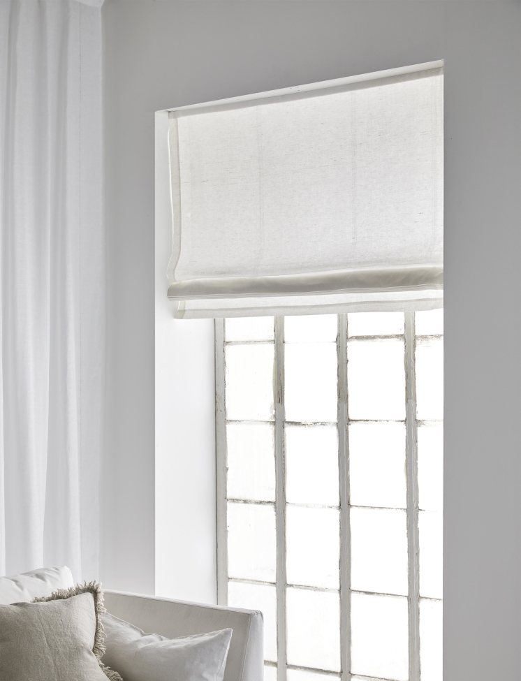 Liftgardin 'Ebba' 100x180 - Hvid