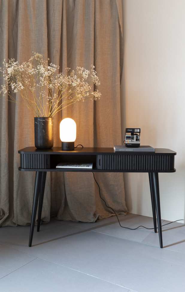 Skrivebord 'Barbier' - Sort